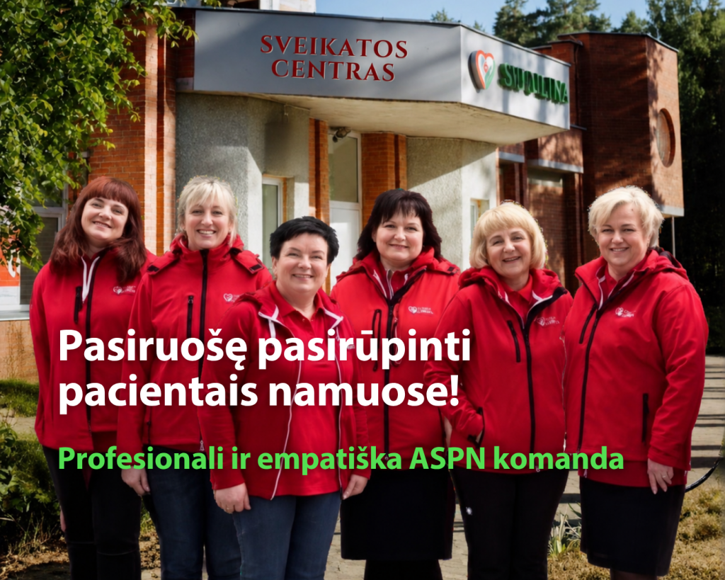 Pasiruošę pasirūpinti pacientais namuose