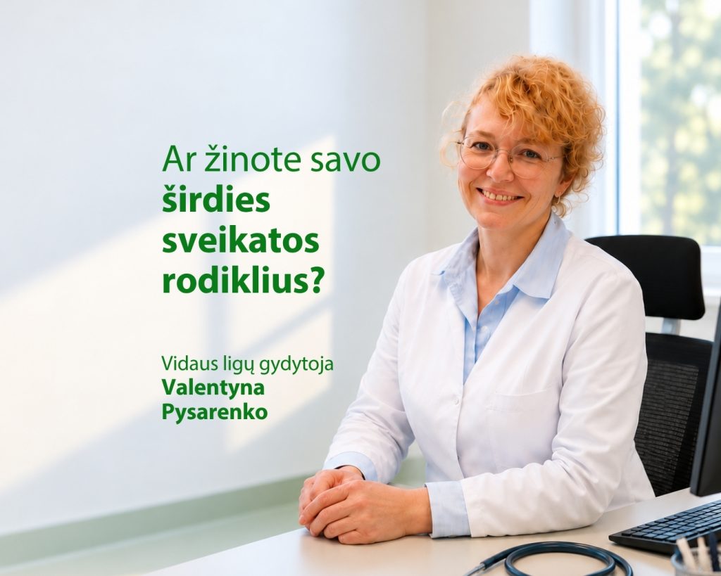 Ar žinote savo širdies sveikatos rodiklius?